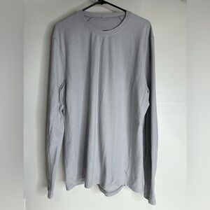 Lululemon Surge Warm Men’s XL Long Sleeve Heathered Sea Salt.